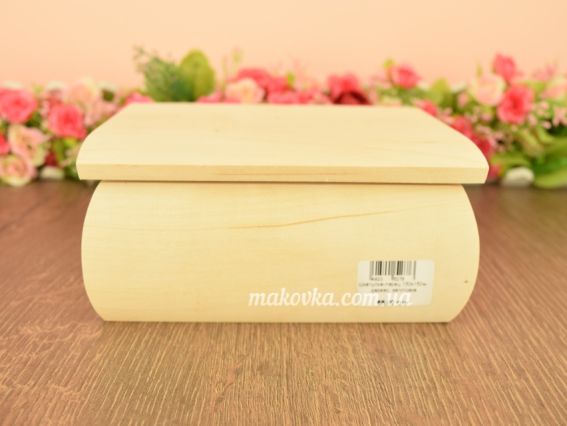 Шкатулка-ларец 150х150мм, из дерева, заготовка для декорирования, 1 шт