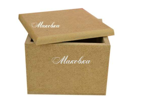 Скринька для декупажу без петель МДФ 10х10х8 см, Rosa Talent 4801045