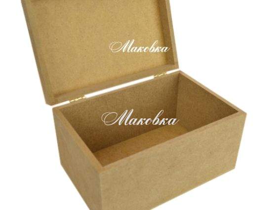 Шкатулка №4 на петлях с откидывающейся крышкой ОМС009, МДФ, 18х12х10 см Шкатулка №4 на петлях с откидывающейся крышкой ОМС009, МДФ, 18х12х10 см