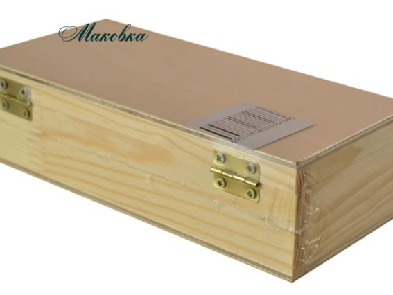 Заготовка скринька купбрниця під декупаж, дерев'яна із замком, 20х5,5х9 см, ROSA Talent 2725014