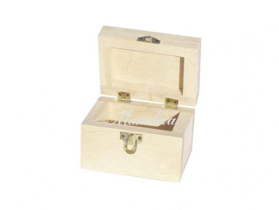 Заготовка Шкатулки с замком Кабу ШПМ 90, деревянная, 90х60х65 мм Заготовка Шкатулки с замком Кабу ШПМ 90, деревянная, 90х60х65 мм