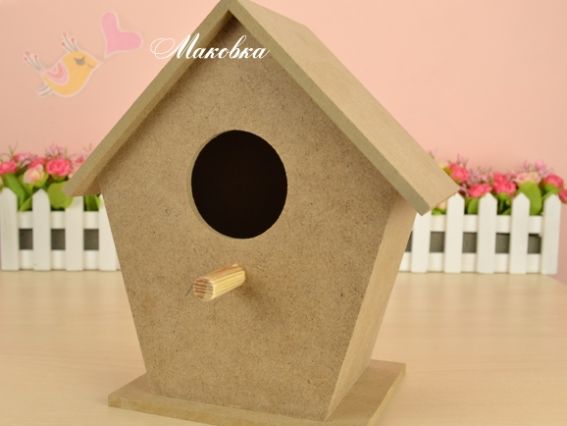 Заготовка из МДФ Скворечник, размер 16,5х10,5х20,5 см ROSA Talent 2862102