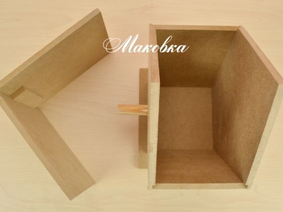 Заготовка из МДФ Скворечник, размер 16,5х10,5х20,5 см ROSA Talent 2862102
