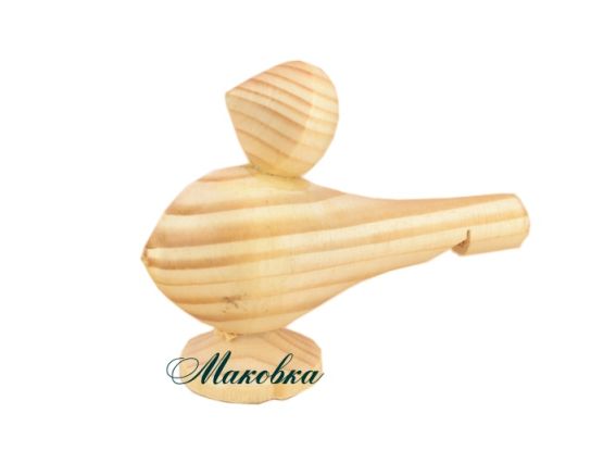 Заготовка Свистулька Птичка 75х60х30 мм,  дерево Заготовка Свистулька Птичка 75х60х30 мм,  дерево