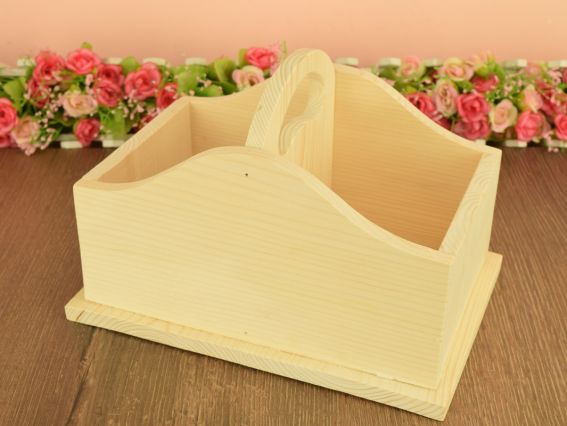 Спецовница на 2 отделени, деревянная заготовка, 1 шт Спецовница на 2 отделени, деревянная заготовка, 1 шт