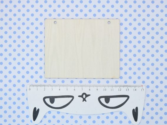 Основа для декупажа, выжигания Табличка прямоугольная, фанера, 10*8  см 2973