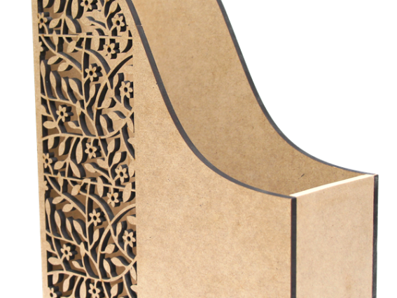 Журнальница, серия Шебби-шик, МДФ, 26х11х31 см  РОСА Журнальница, серия Шебби-шик, МДФ, 26х11х31 см  РОСА