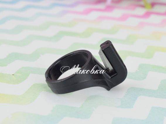 Обрезчик для ниток - кольцо, FA06 черное