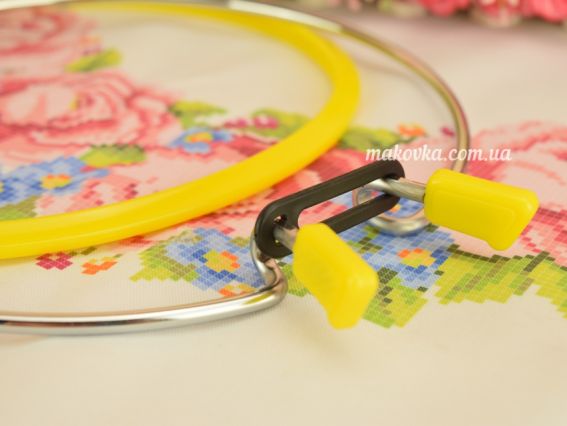 160-1 Nurge пружинні пяльці для вишивання та штопання, д=19,5см, товщина 7,7