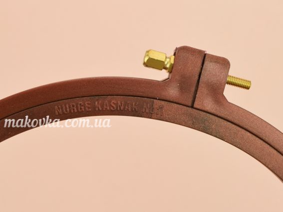 170-1 Nurge Пяльцы для вышивания круглые пластиковые с винтом, д=177мм, толщина 7