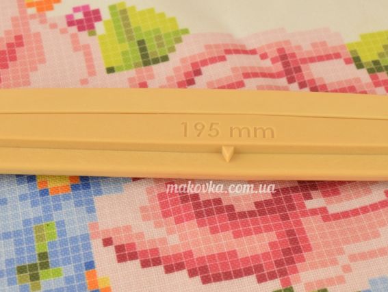 П'яльця для вишивання квадрат 170-13 (№3) Nurge  пластикові з гвинтом, 19,5х22см