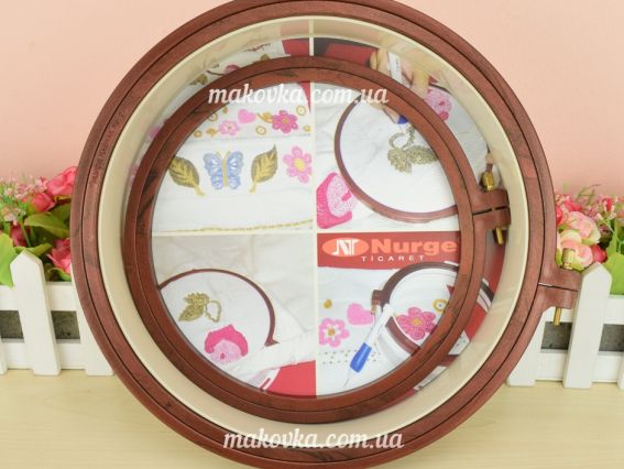 180-2 Nurge комплект пялец для ковровой техники (панч) д=177мм-228мм, толщина 7-9"