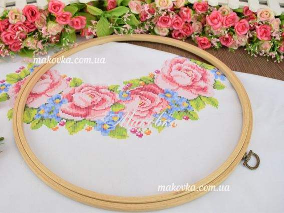 Nurge 220-8 Пяльцы-рамка для вышивания деревянные без винта, д=31см, толщина  8мм Nurge 220-8 Пяльцы-рамка для вышивания деревянные без винта, д=31см, толщина  8мм