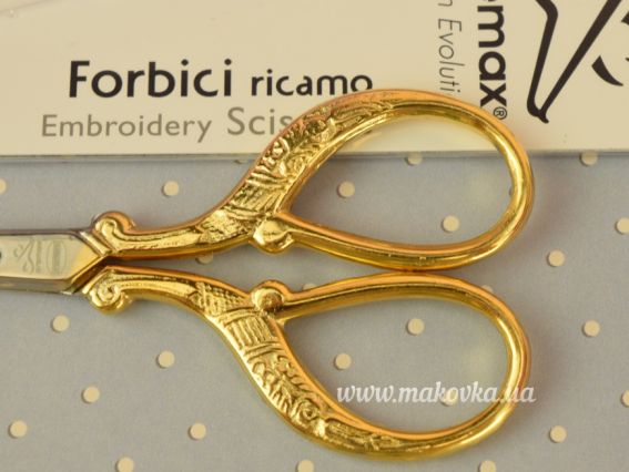 Ножиці для обрізки ниток Premax 10340 маленькі позолочені V11160312D 3 1-2