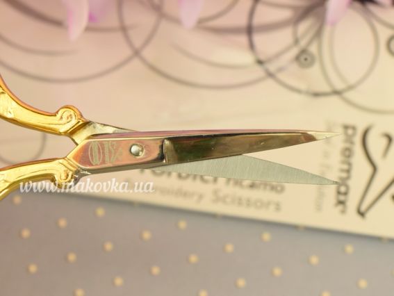 Ножиці для обрізки ниток Premax 10340 маленькі позолочені V11160312D 3 1-2