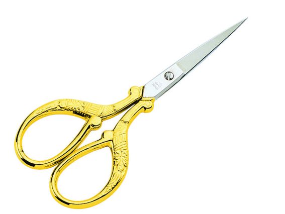 Ножиці для обрізки ниток Premax 10340 маленькі позолочені V11160312D 3 1-2