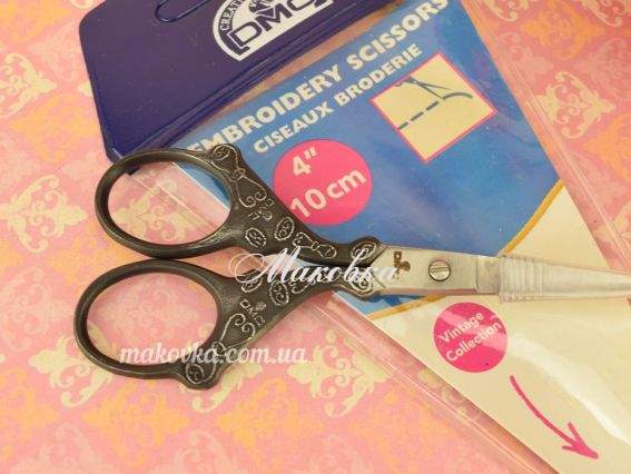 Ножницы маленькие Винтажные 10см, в чехле, U1573L, ДМС DMC Ножницы маленькие Винтажные 10см, в чехле, U1573L, ДМС DMC