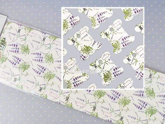 Бобіни (шпулі) для муліне картонні Духмяна лаванда, БК-04 Кольорова Бобіни (шпулі) для муліне картонні Духмяна лаванда, БК-04 Кольорова