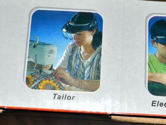 MG81001-G Лупа з підсвічуванням та кріпленням на голову