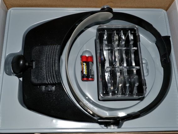 Лупа MG-14 з підсвічуванням та кріпленням на голову