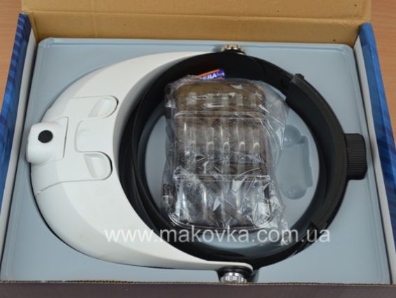 MG81001-G Лупа з підсвічуванням та кріпленням на голову