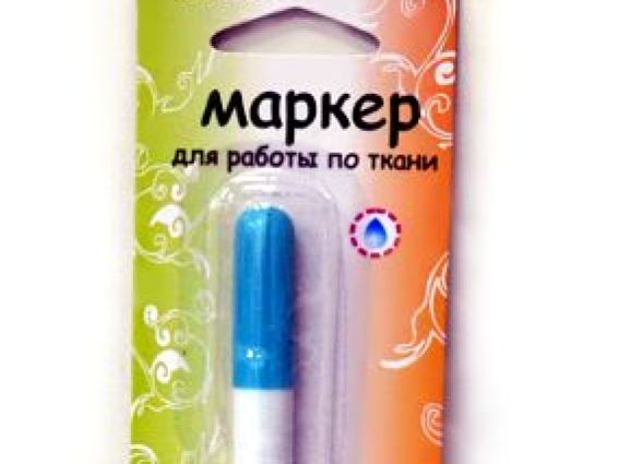 Маркер для работы по ткани смывающийся СА-7705 (белый) Маркер для работы по ткани смывающийся СА-7705 (белый)