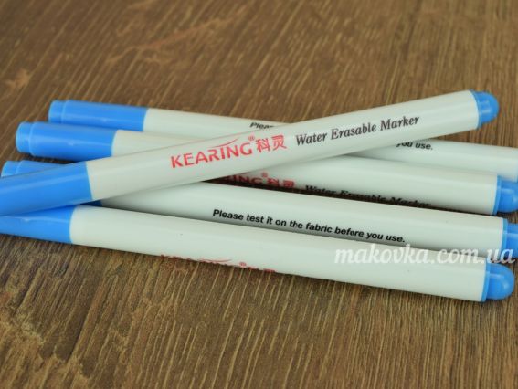 Маркер для тканин KEARING WB10 змиваємий водою Бірюзовий