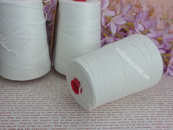 Нитки для зшивання документів, Суровий колір (білий), Тапелан