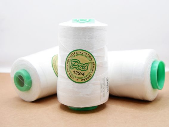 «Нитки для прошивания документов, мешкозашивочные нитки, МЗ-12/4, цвет суровый (белый), PERI».