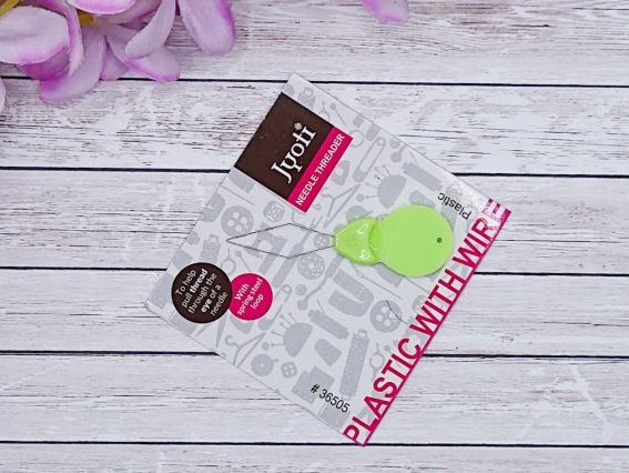 Заправник нитці металевий з пластиковою ручкою JYOTI, 36505 1 штука