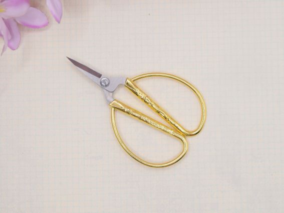 Ножиці для рукоділля 8,5см Золотий дракон, колір золотий 