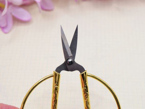 Ножиці для рукоділля 8,5см Золотий дракон, колір золотий 