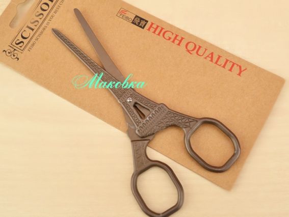 Ножиці Ейфелева вежа, 15 см, FEIBO Ножиці Ейфелева вежа, 15 см, FEIBO