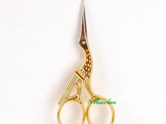 Ножницы для обрезки нитей Цапельки, с чехлом, Италия Ножницы для обрезки нитей Цапельки, с чехлом, Италия