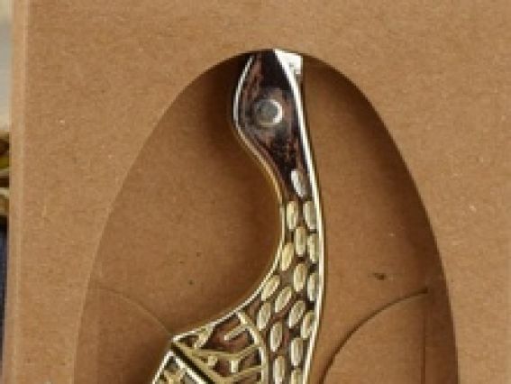 Ножницы для обрезки нитей Цапельки, 11.5 см FEIBO позолоченные кончики Ножницы для обрезки нитей Цапельки, 11.5 см FEIBO позолоченные кончики