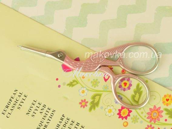 Ножиці FEIBO F180 для підрізання ниток Цапельки рожеві 9 см Ножиці FEIBO F180 для підрізання ниток Цапельки рожеві 9 см