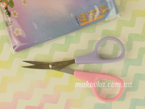 Ножницы для подрезки вышивки, 100 мм выгнутые LDH-G301C