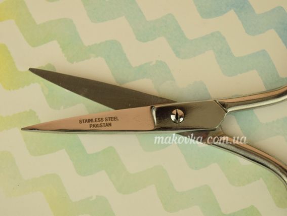 Ножиці для рукоділля універсальні прямі 13см, в шкіряному чохлі, М192 Tamsco