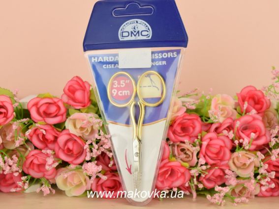 Ножиці для прорізання тканини та обрізки ниток 9 см, у чохлі, U1082, DMC