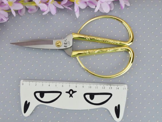 Ножиці для рукоділля 18см Золотий дракон К45 колір золотий 