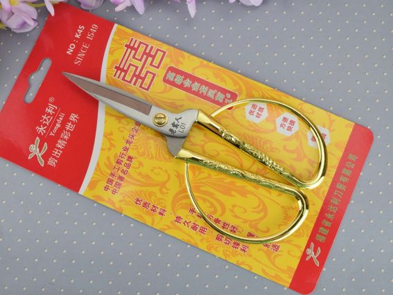 Ножиці для рукоділля 18см Золотий дракон К45 колір золотий 