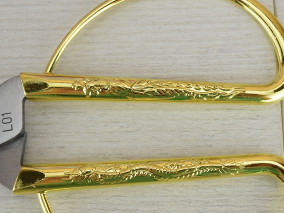 Ножиці для рукоділля 18см Золотий дракон К45 колір золотий 