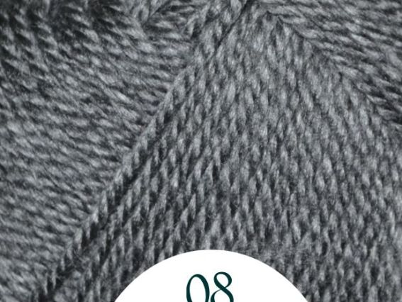 Dora Madame Tricote пряжа 08 серый