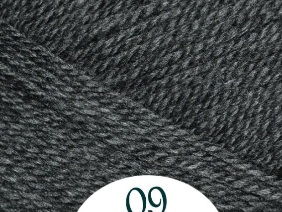 Dora Madame Tricote пряжа 09 темно серый