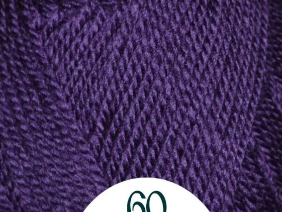 Dora Madame Tricote пряжа 060 т.фиолетовый