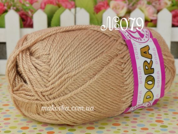 Dora Madame Tricote пряжа 079 беж