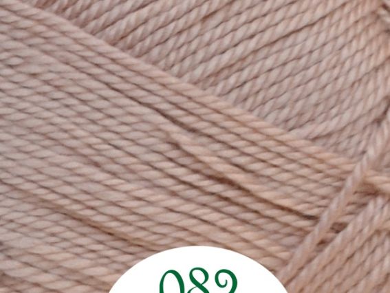 Dora Madame Tricote пряжа 082 беж с розовинкой