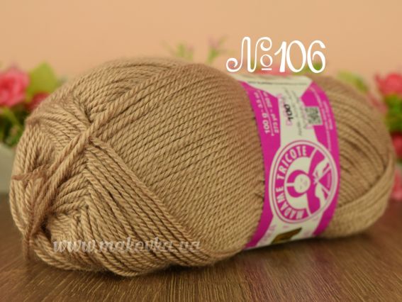 Dora Madame Tricote пряжа 106 кофейный