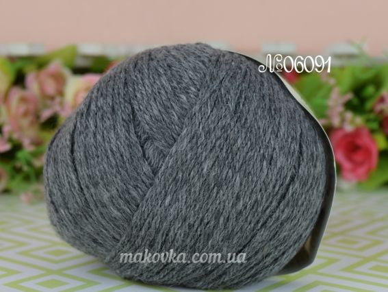 Iceland Etrofil пряжа 06091 сірий рябий