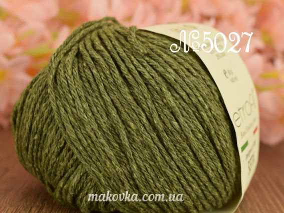 SETA Etrofil пряжа 5027 зеленый